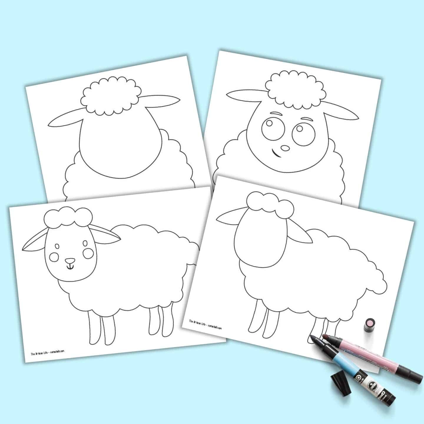Free Printable Sheep Templates The Artisan Life Free Printable Sheep Templates The Artisan Life