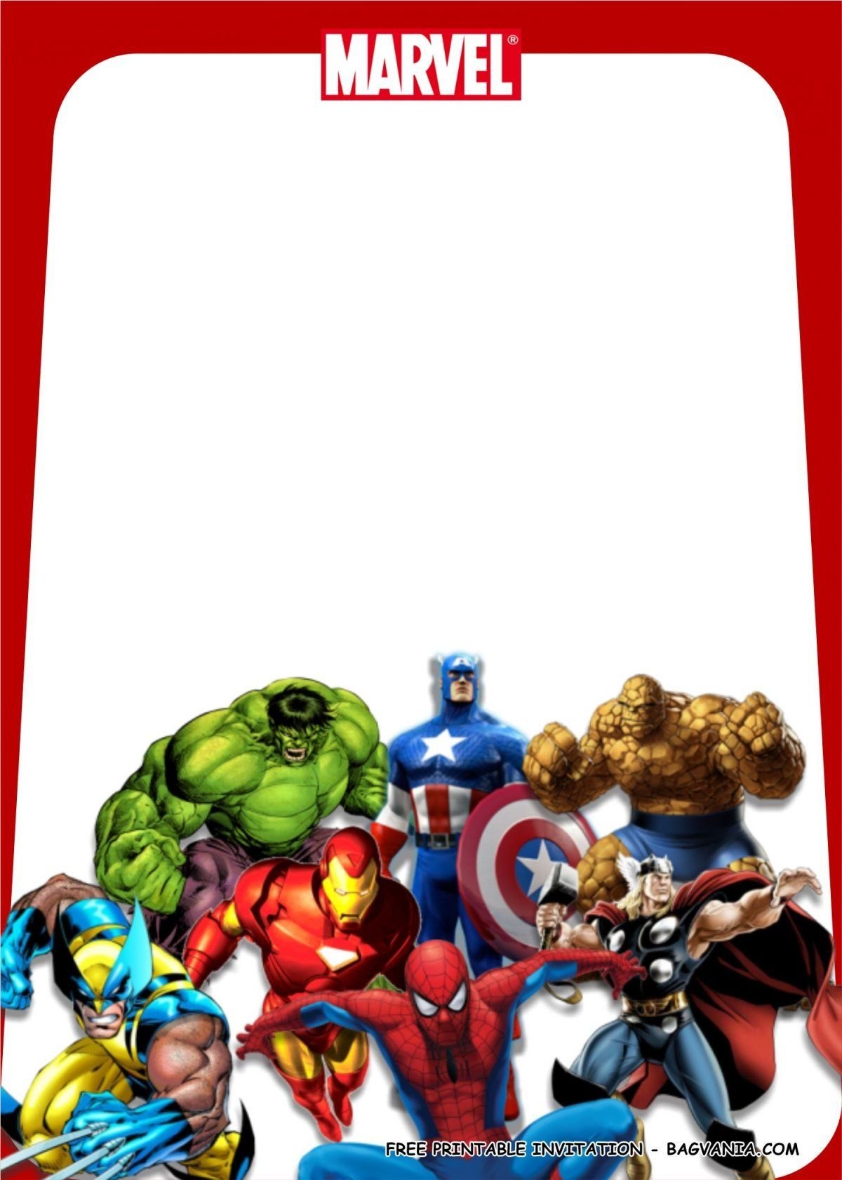 Free Printable Superhero Birthday Party Kits Templates Worksheets Library