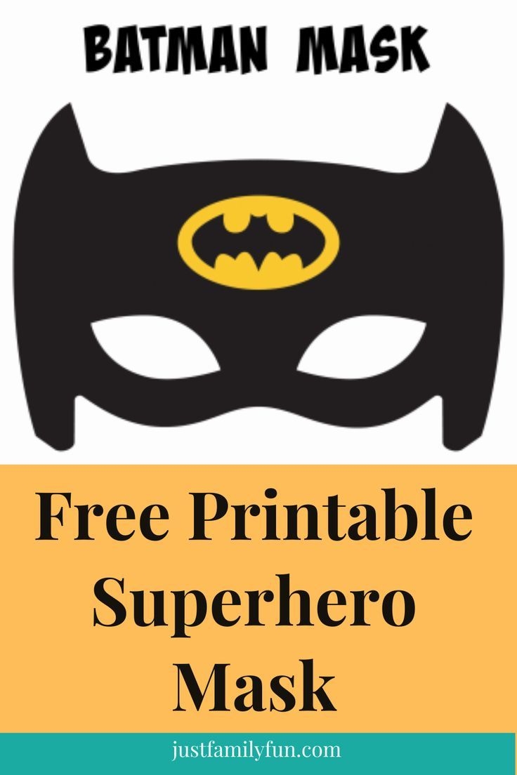 Free Printable Superhero Mask Batman Mask Justfamilyfun Free Printable Superhero Mask Batman Mask Justfamilyfun