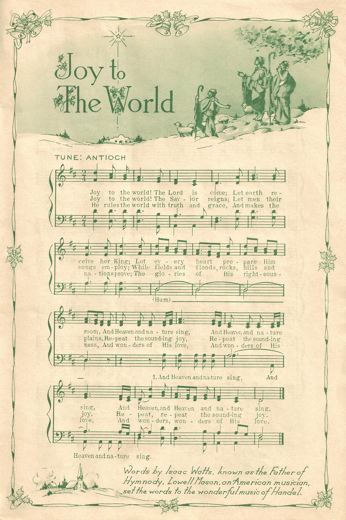 Christmas Carols Sheet Music Free Printable