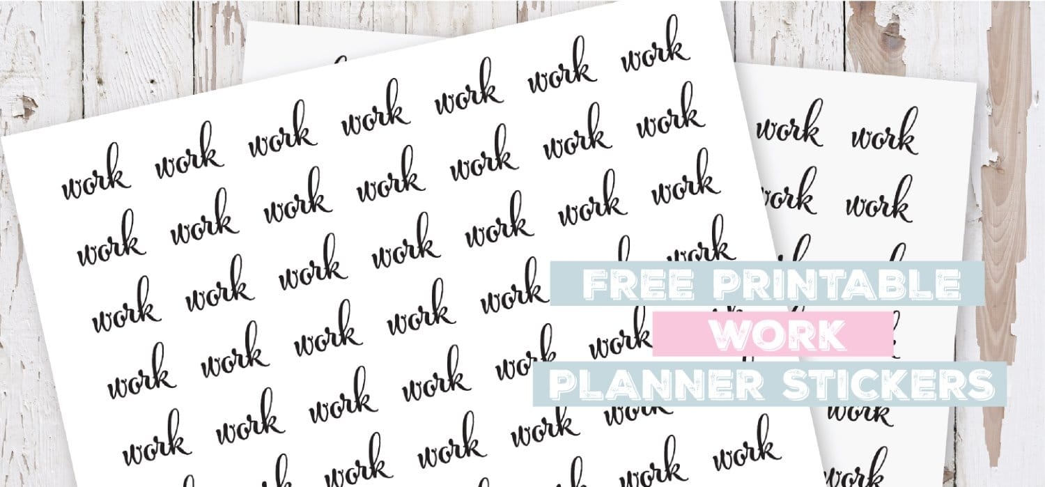 Free Printable Work Planner Stickers World Of Printables Free Printable Work Planner Stickers World Of Printables