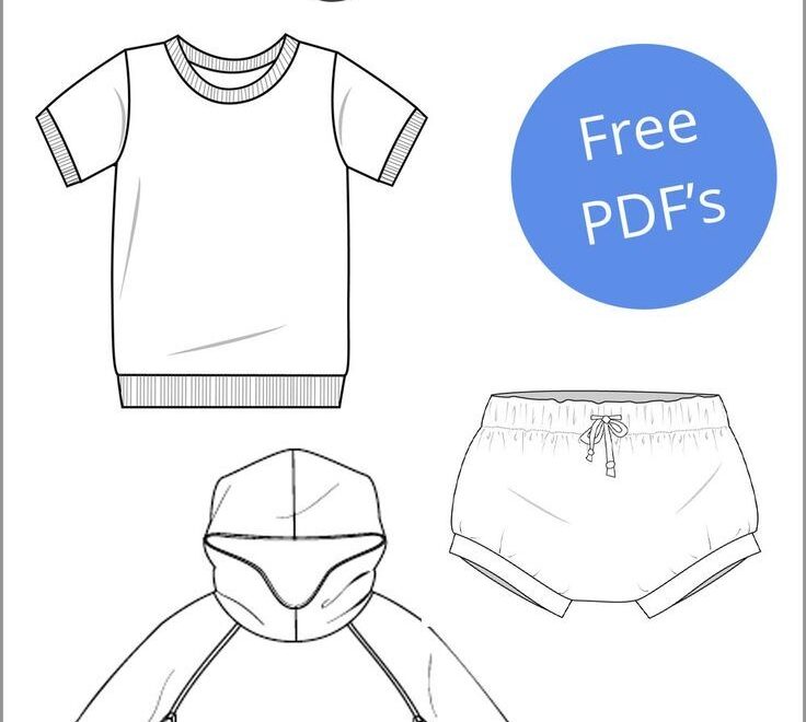 FREE Sewing Patterns For Children Printable PDF Clothes Sewing Project Ideas