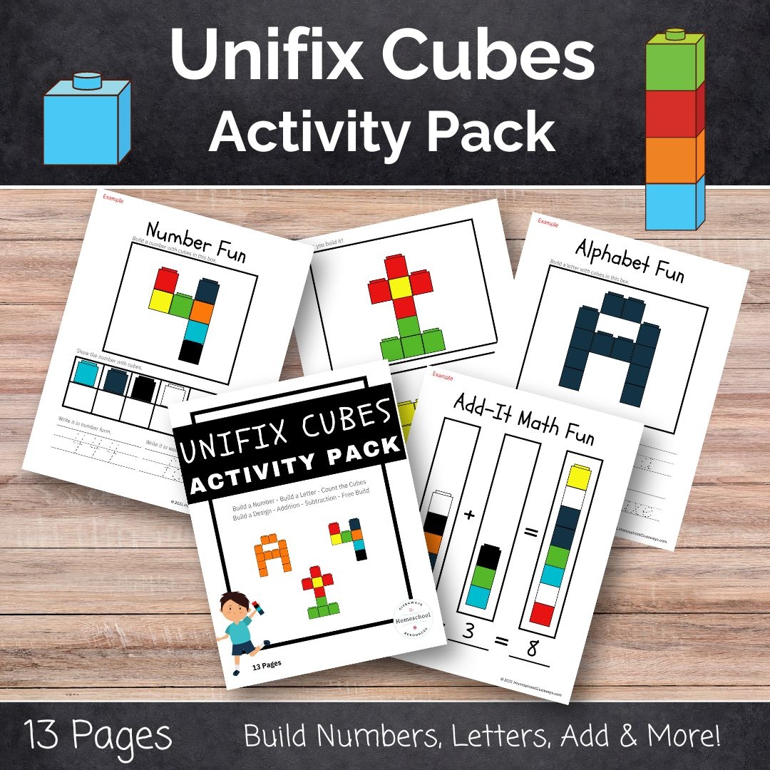 Free Unifix Cubes Printables For Beginner Math