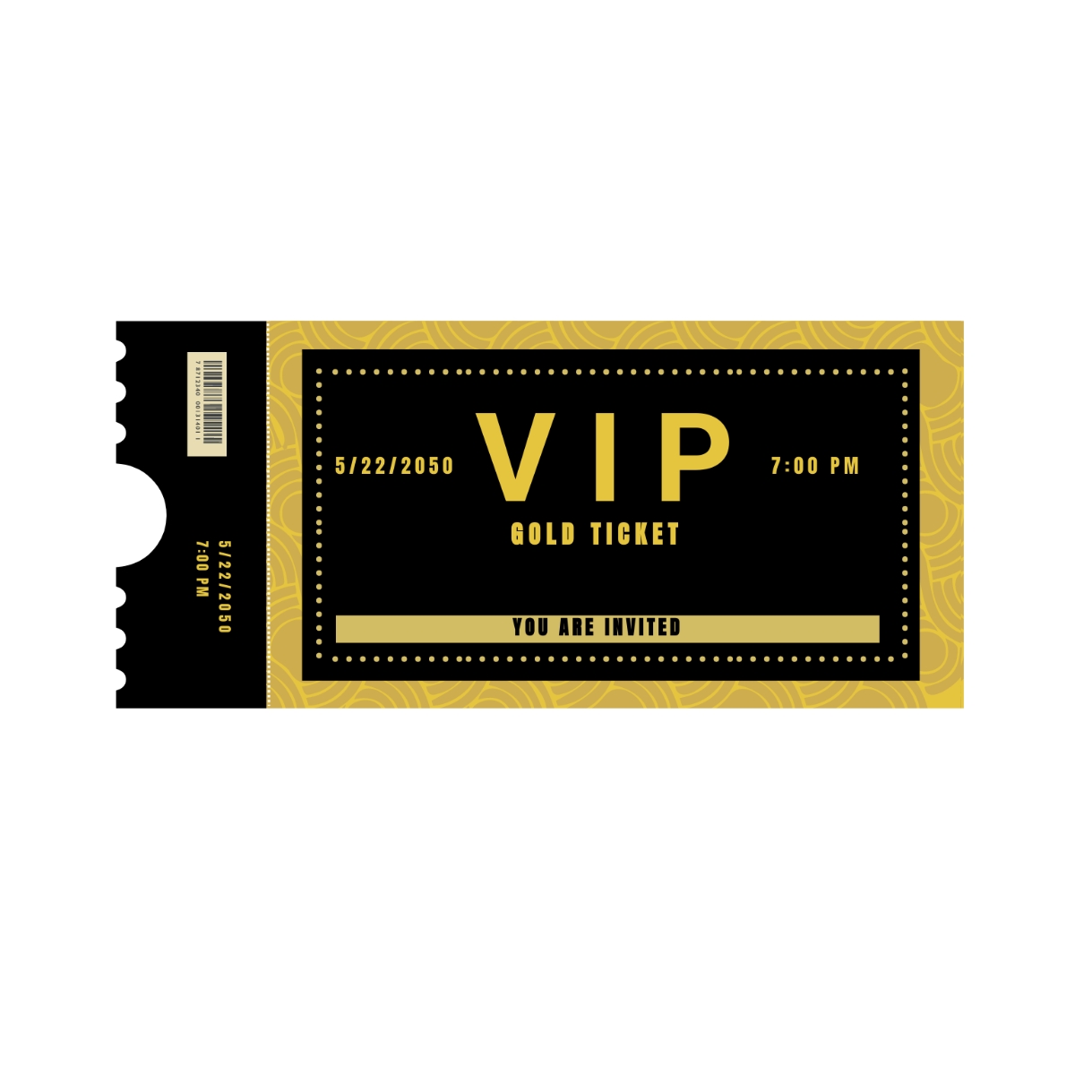 Free VIP Ticket Templates Editable And Printable