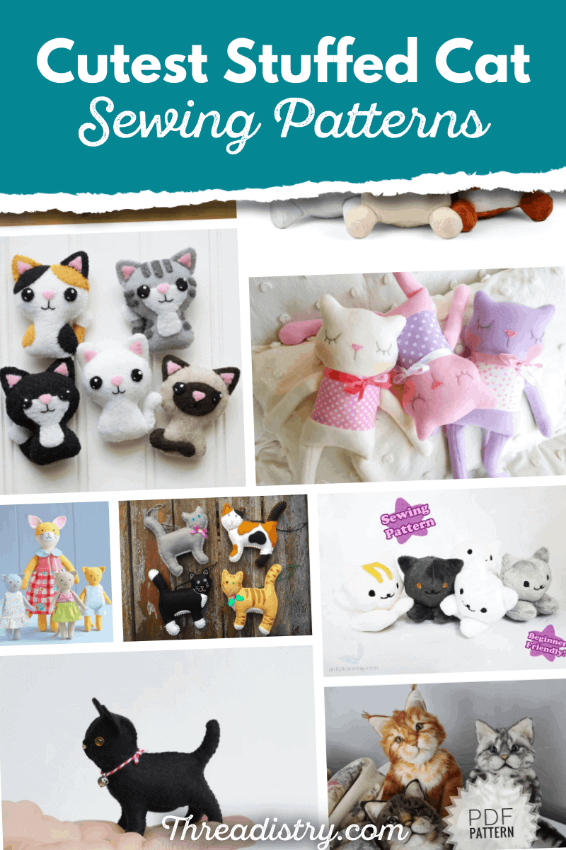 From Cute And Cuddly To Realistic The Best Stuffed Cat Sewing Patterns From Cute And Cuddly To Realistic The Best Stuffed Cat Sewing Patterns