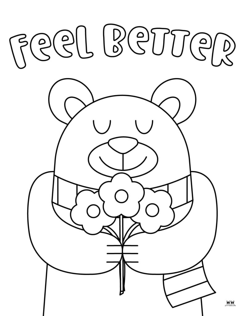 Get Well Soon Coloring Pages 15 FREE Pages Printabulls Get Well Soon Coloring Pages 15 FREE Pages Printabulls