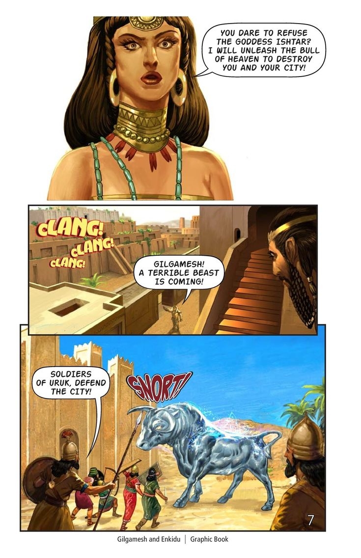 Printable Worksheet Gilgamesh And Enkidu