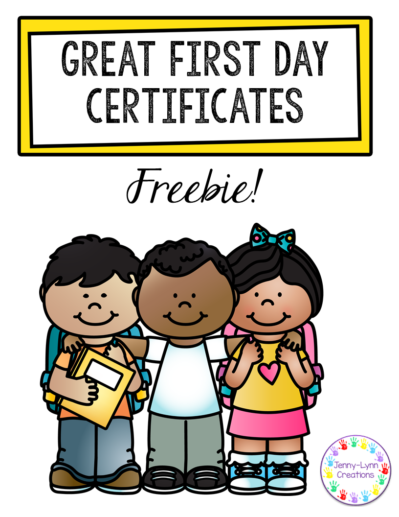 Great First Day Certificate Made By Teachers