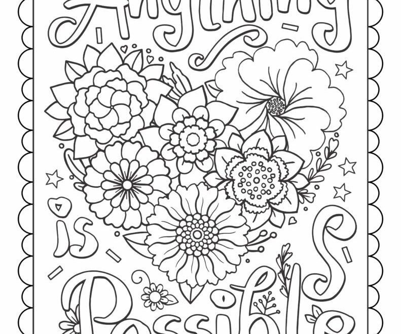 Growth Mindset Coloring Pages Reflect Affirm