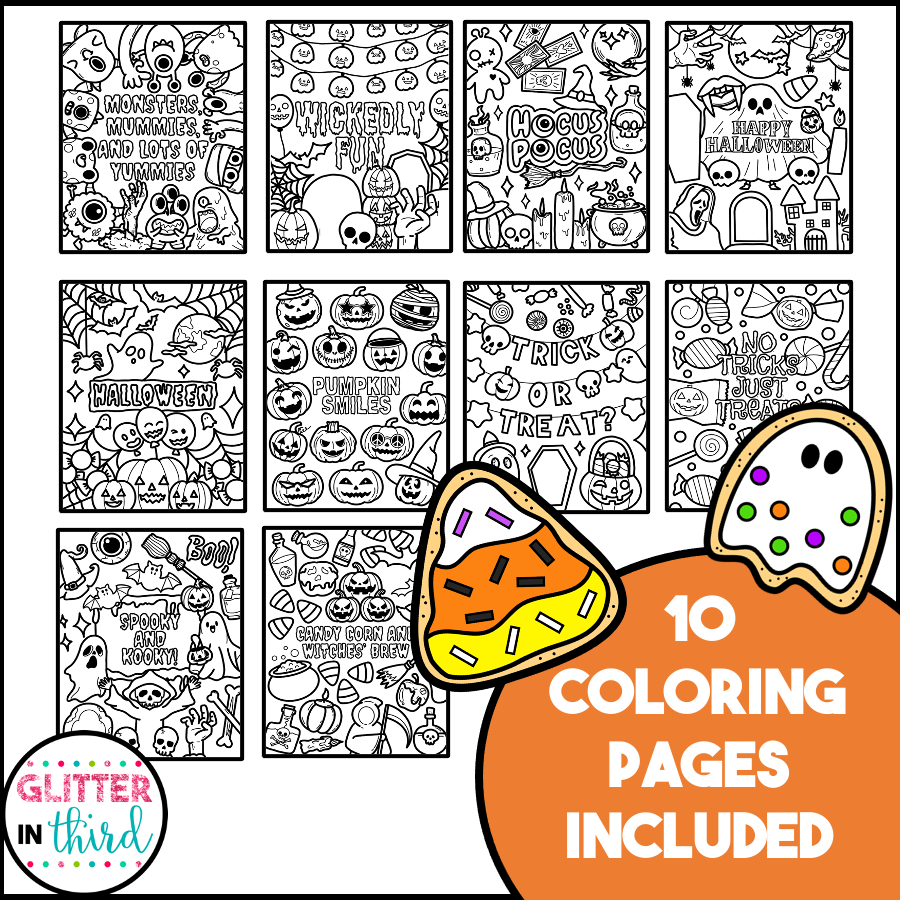 Coloring Pages For Halloween Printable