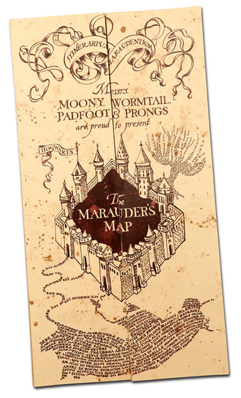 Harry Potter Paraphernalia How To Make A Marauder s Map Party Version 