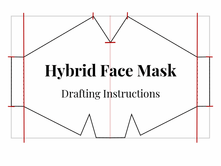How To Draft The Hybrid Face Mask Pattern Gwenstella Made