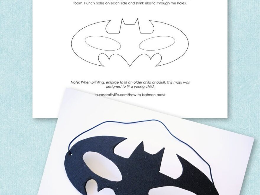 How To Make A Batman Mask