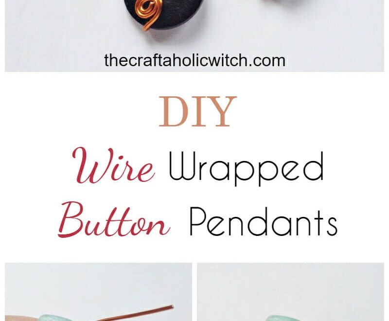 How To Make A Button Necklace Pendant Easy 10 Min Project