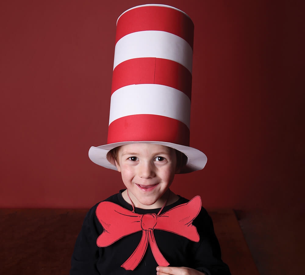 Printable Cat In The Hat Bow Tie Pattern