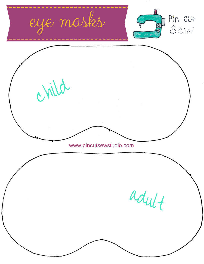 How To Make An Emoji Sleep Mask Free Pattern Pin Cut Sew Studio How To Make An Emoji Sleep Mask Free Pattern Pin Cut Sew Studio