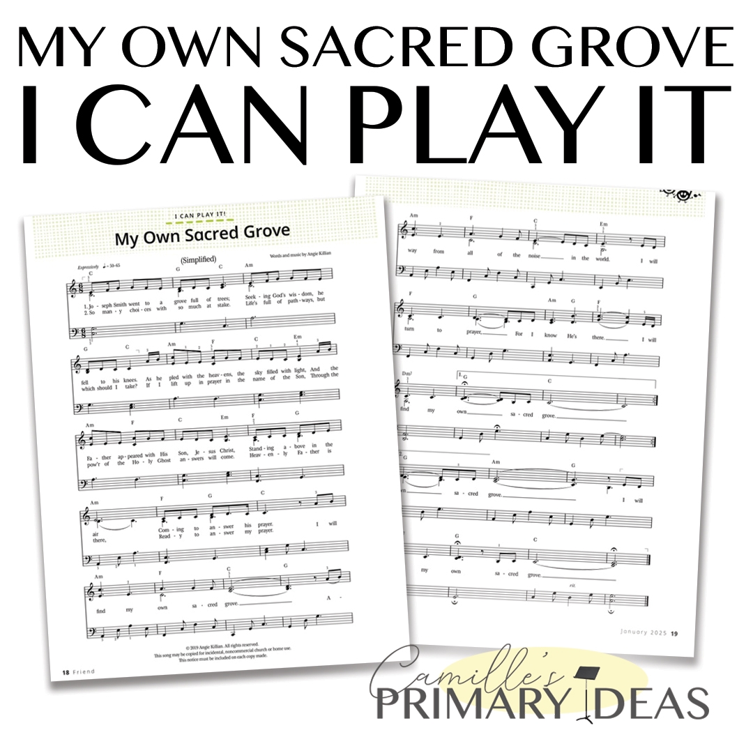 I Can Play It My Own Sacred Grove Camille s Primary Ideas