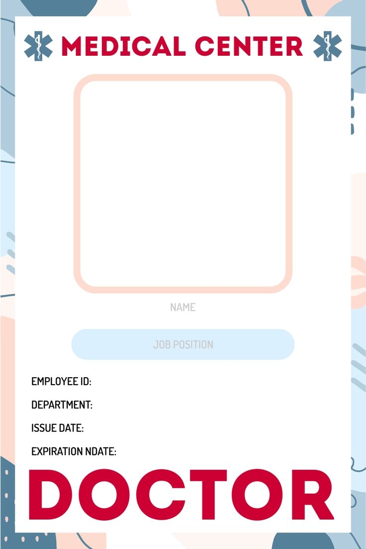 Free Printable Medical Id Card