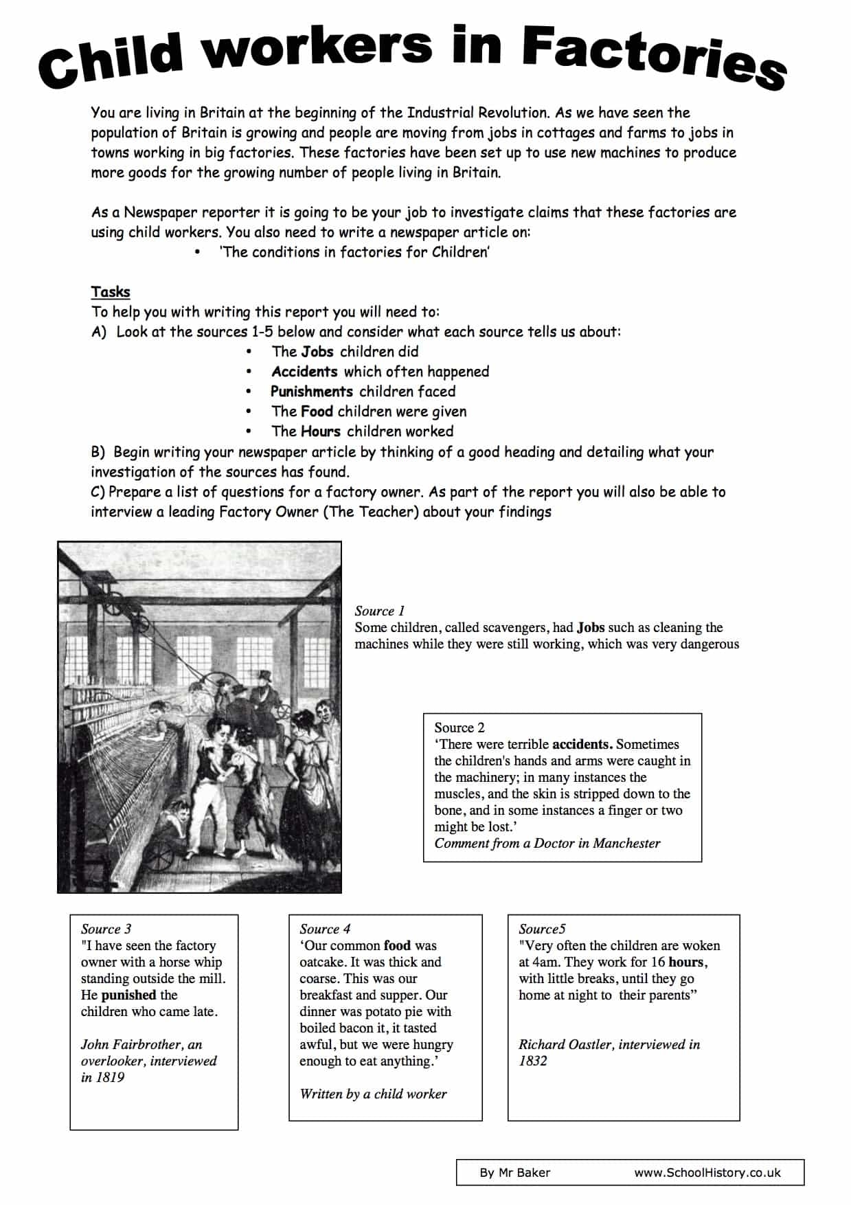 Industrial Revolution Worksheets KS3 KS4 Lesson Plans Resources Industrial Revolution Worksheets KS3 KS4 Lesson Plans Resources