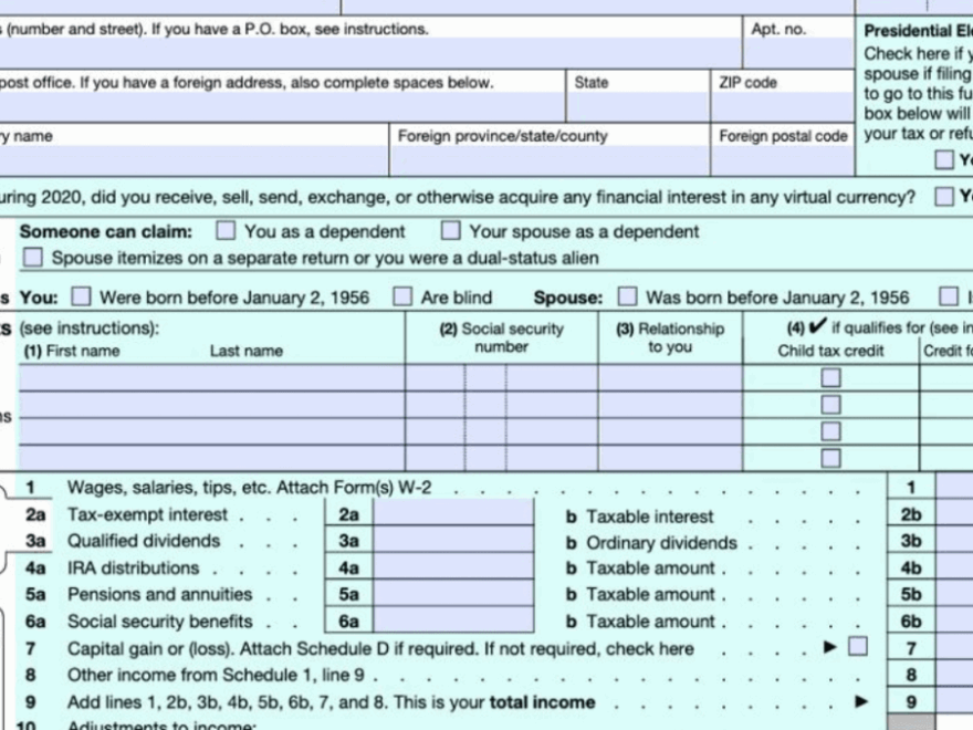IRS Releases Form 1040 For 2020 Tax Year Taxgirl
