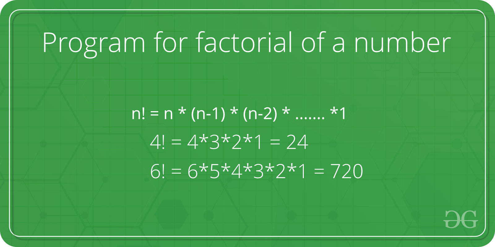 JavaScript Factorial Of A Number In JS GeeksforGeeks
