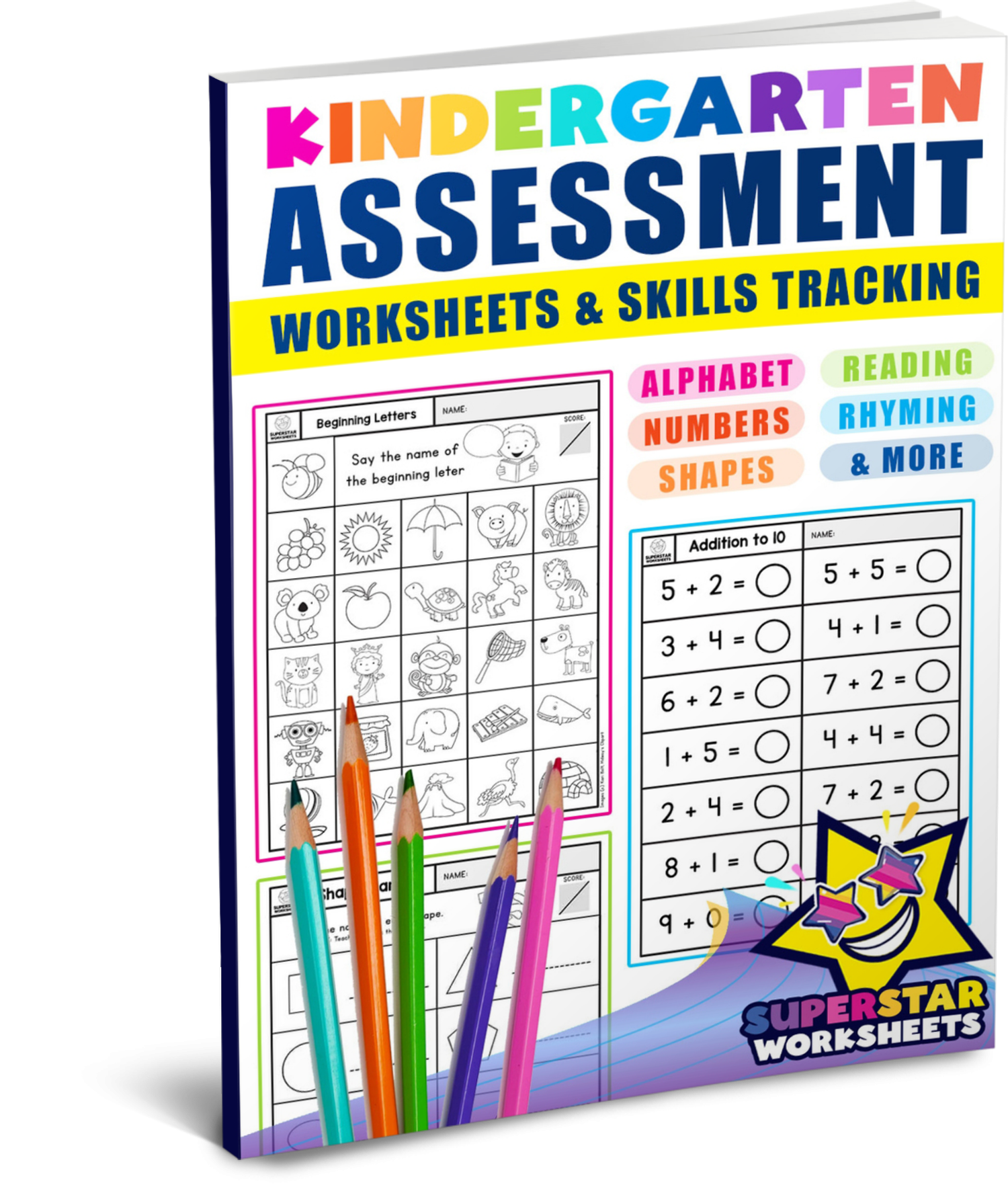 Kindergarten Assessment Worksheets Superstar Worksheets Kindergarten Assessment Worksheets Superstar Worksheets