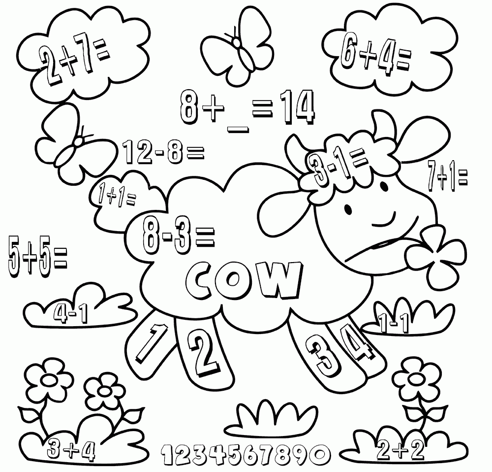Kindergarten Math Worksheets Best Coloring Pages For Kids