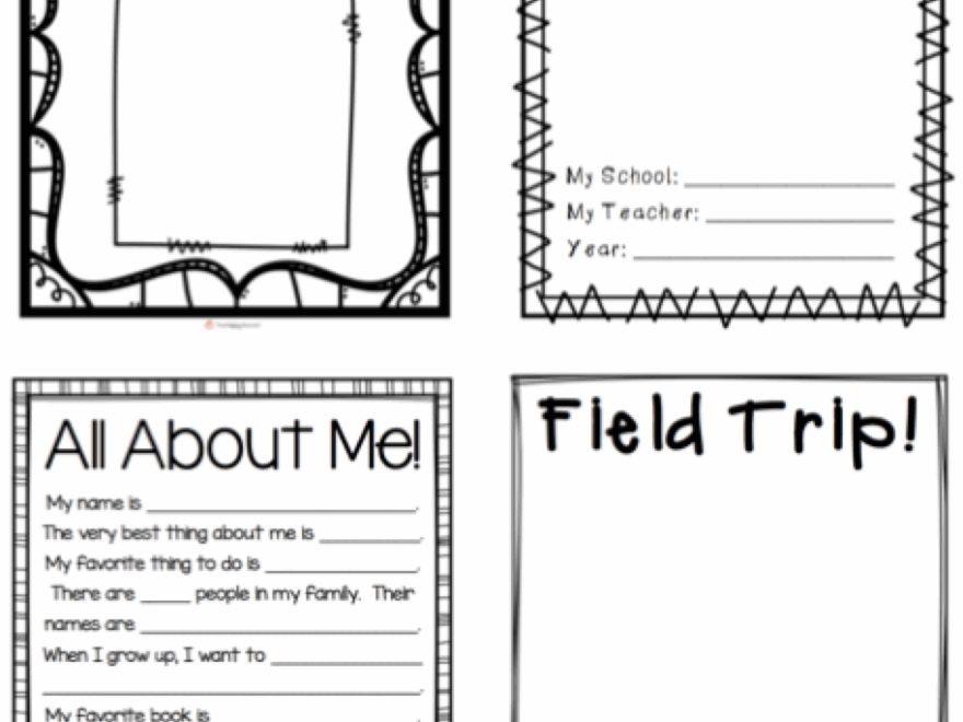 Kindergarten Memory Book TheHappyTeacher