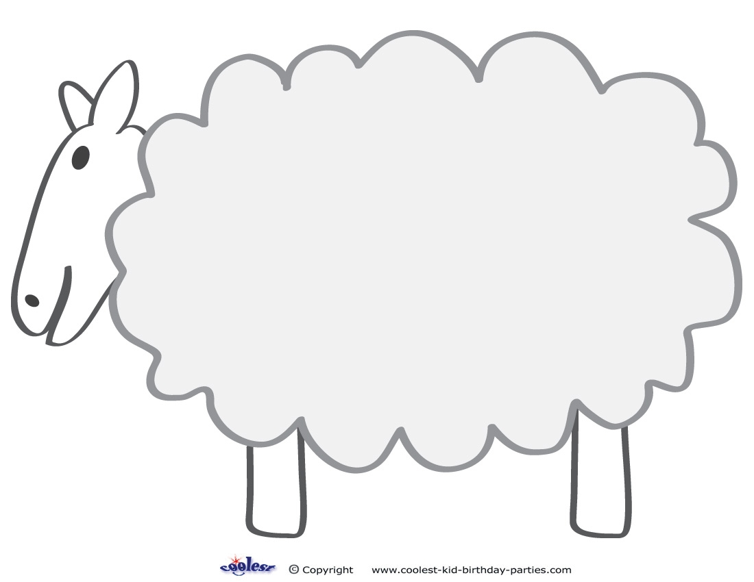 Large Printable Sheep Decoration Coolest Free Printables Large Printable Sheep Decoration Coolest Free Printables