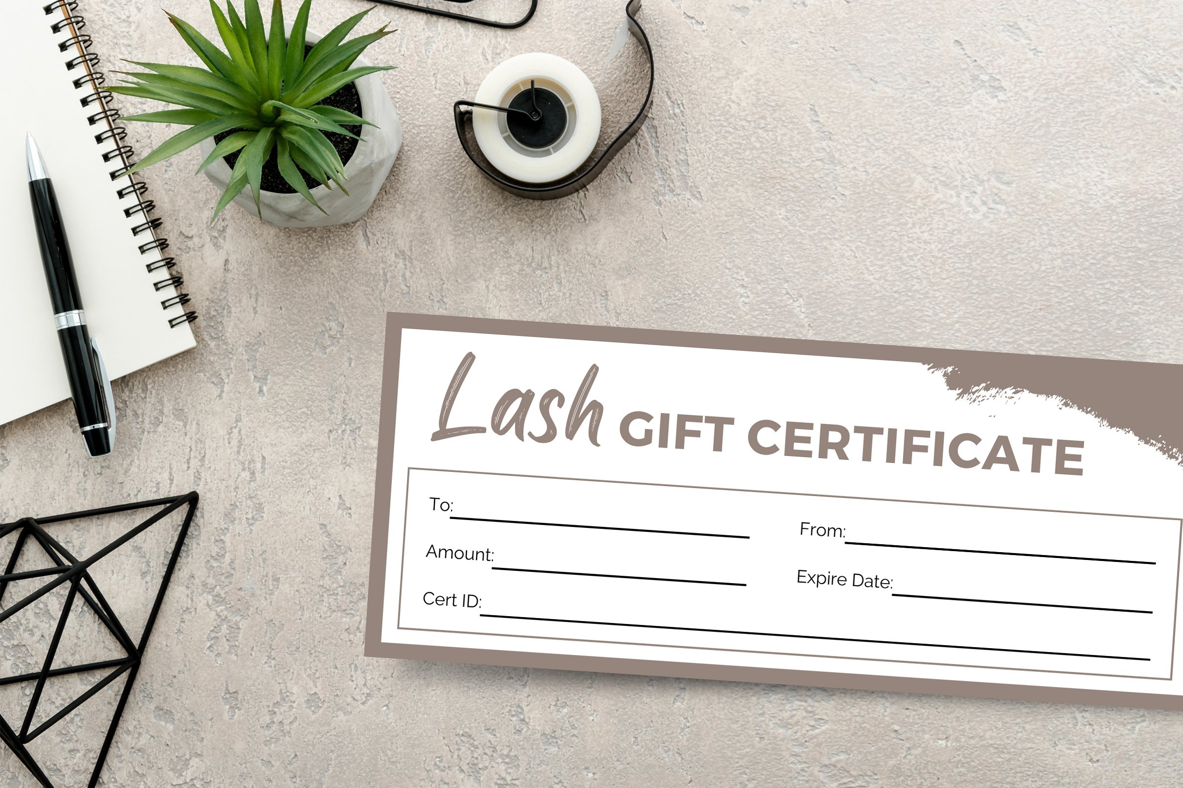 Printable Gift Certificate For Eyelash Extension Printable Gift Certificate For Eyelash Extension