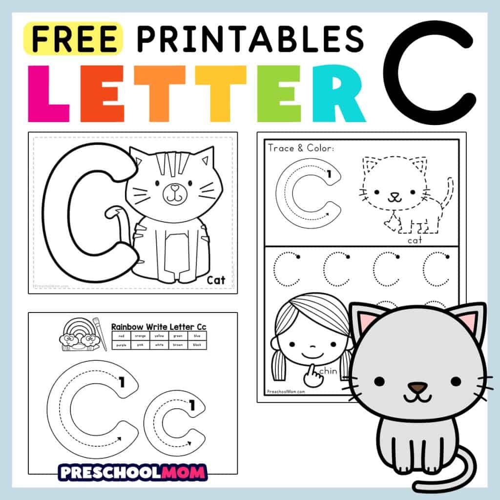 Printable Letter C Worksheets
