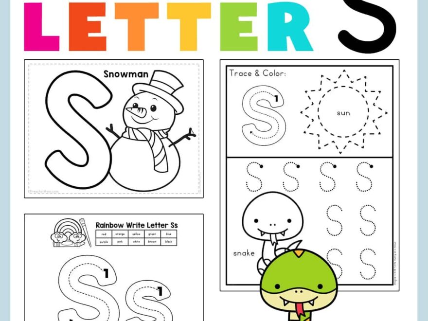 Letter S Preschool Printables Preschool Mom