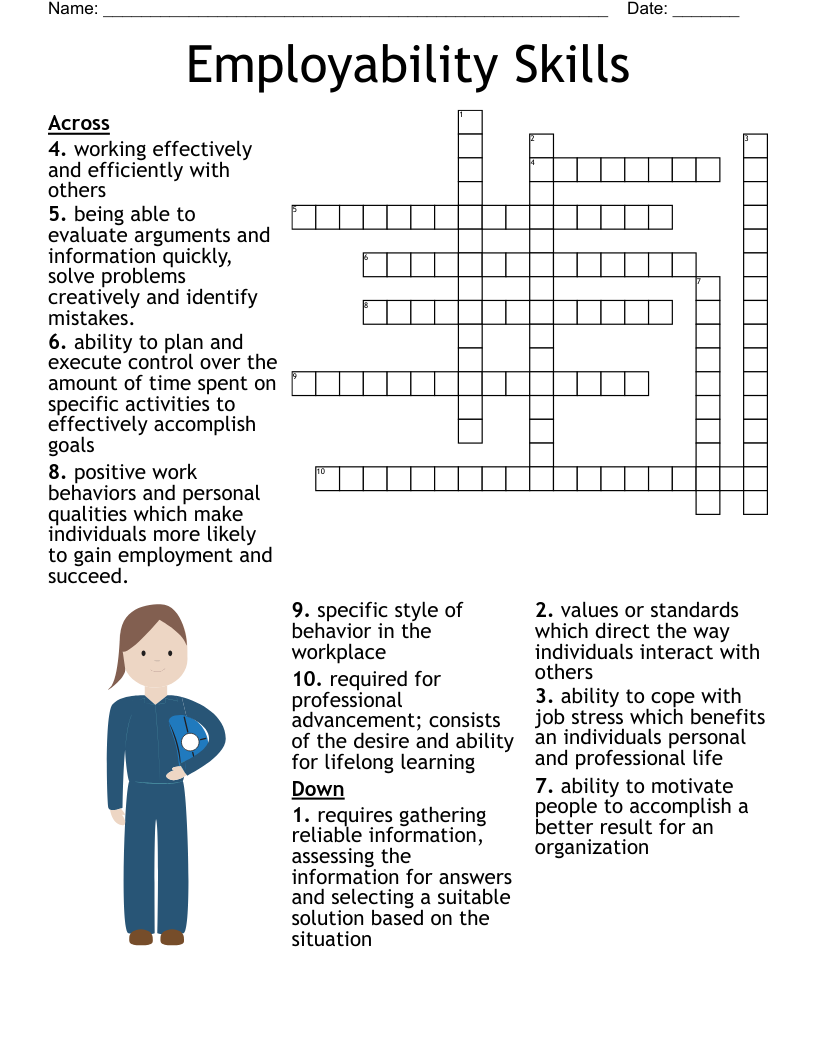 LIFE SKILLS Crossword WordMint