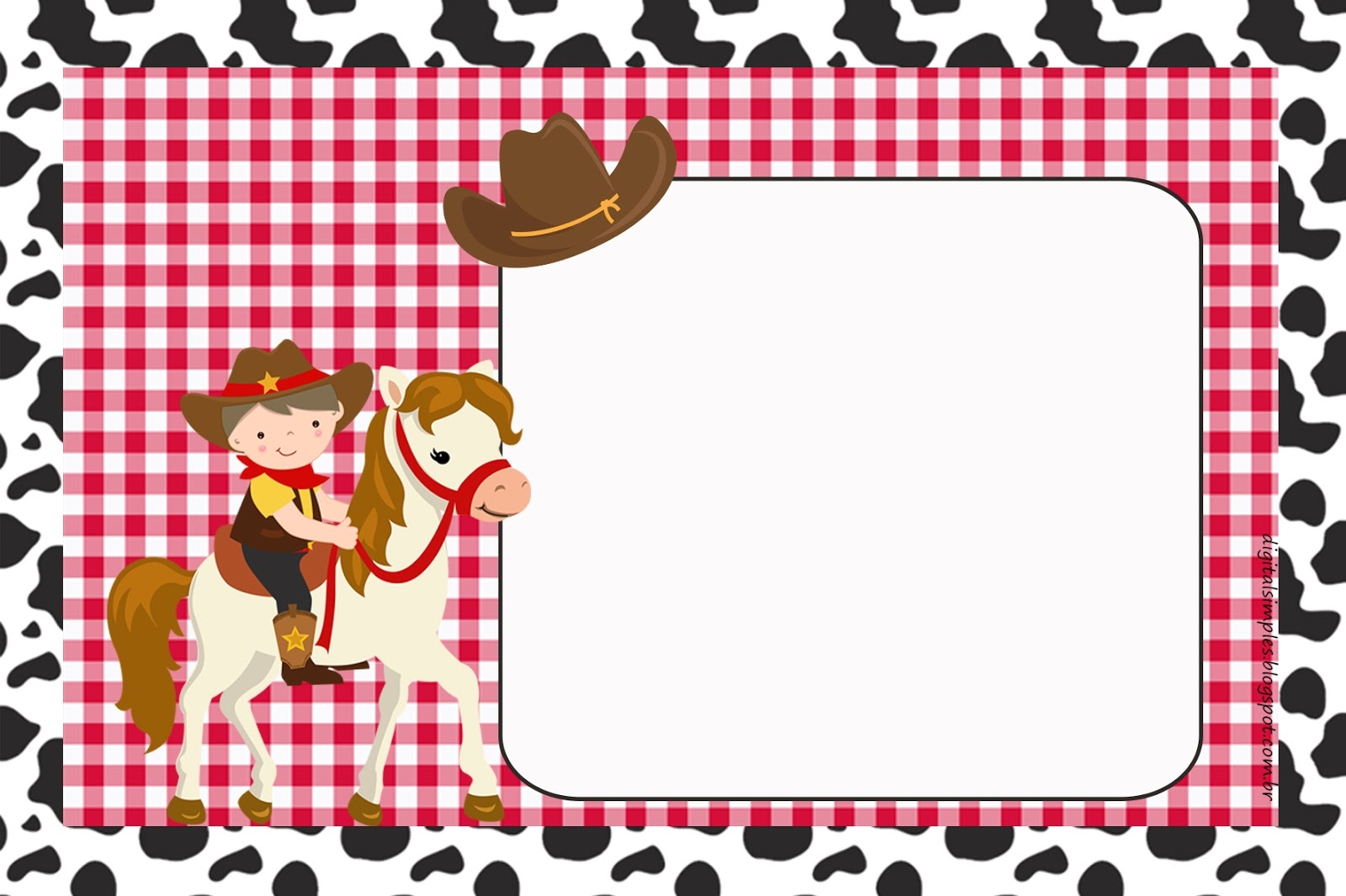 Little Cowboy Free Printable Invitations And Party Printables Oh My Fiesta In English