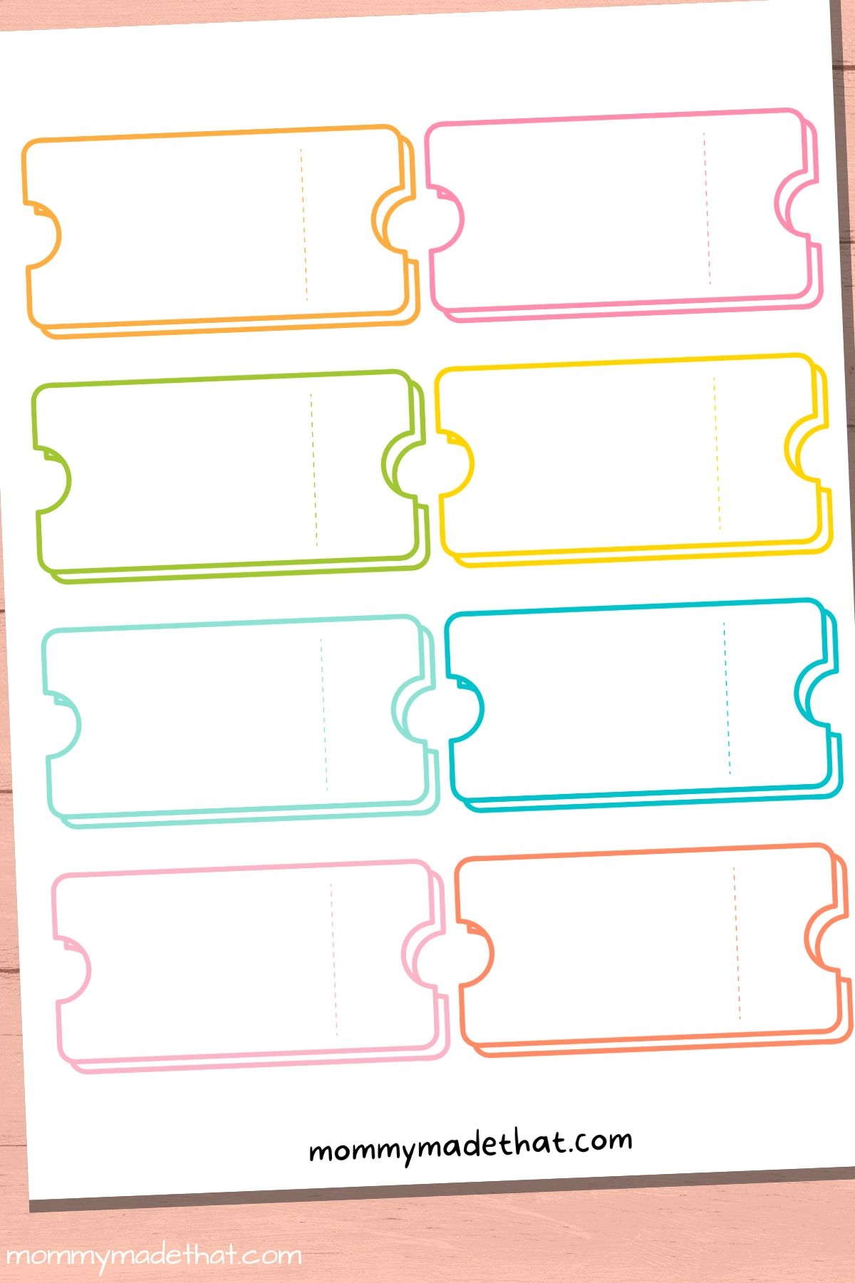 Printable Blank Coupons Template