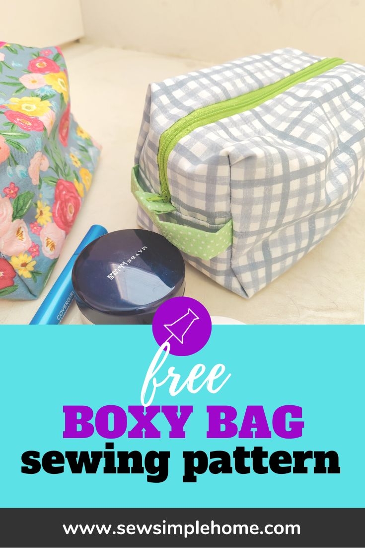 Make A Simple Boxed Bag Free Pattern Sew Simple Home
