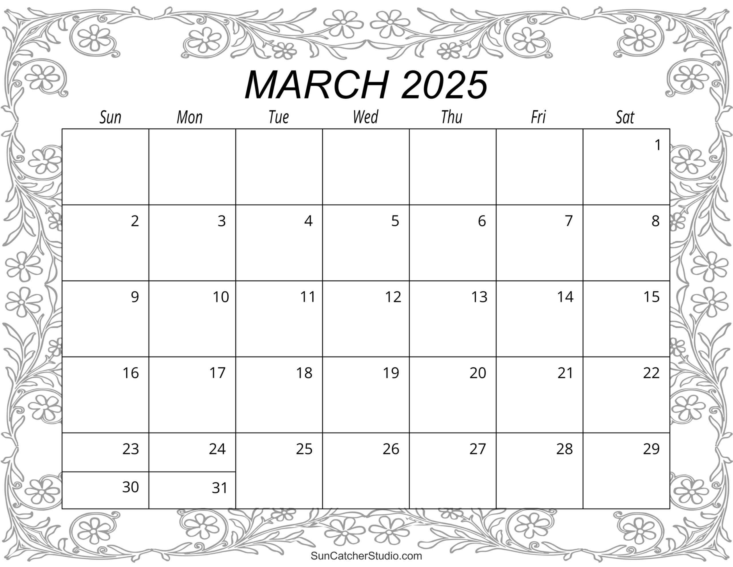 Printable Cursive Calendar Sheets 2025 Black And White Printable Cursive Calendar Sheets 2025 Black And White
