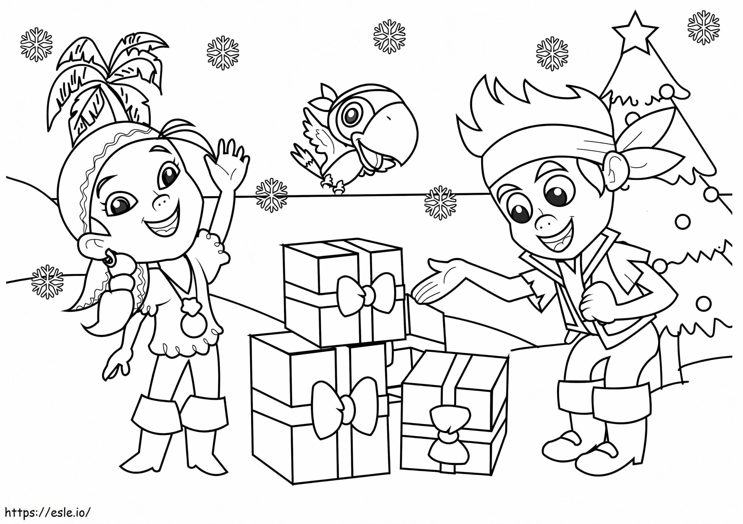 Merry Christmas With Disney Junior Coloring Page