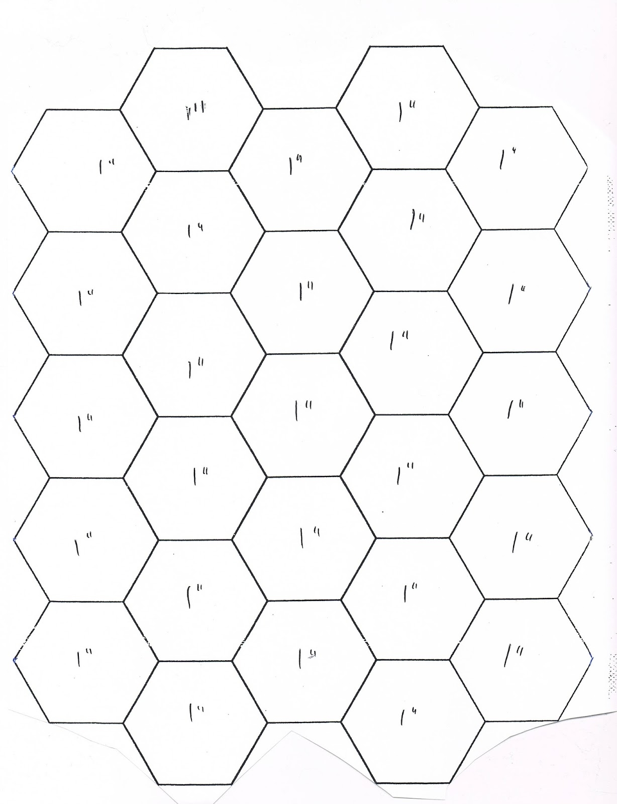 8 Printable Hexagon Pattern