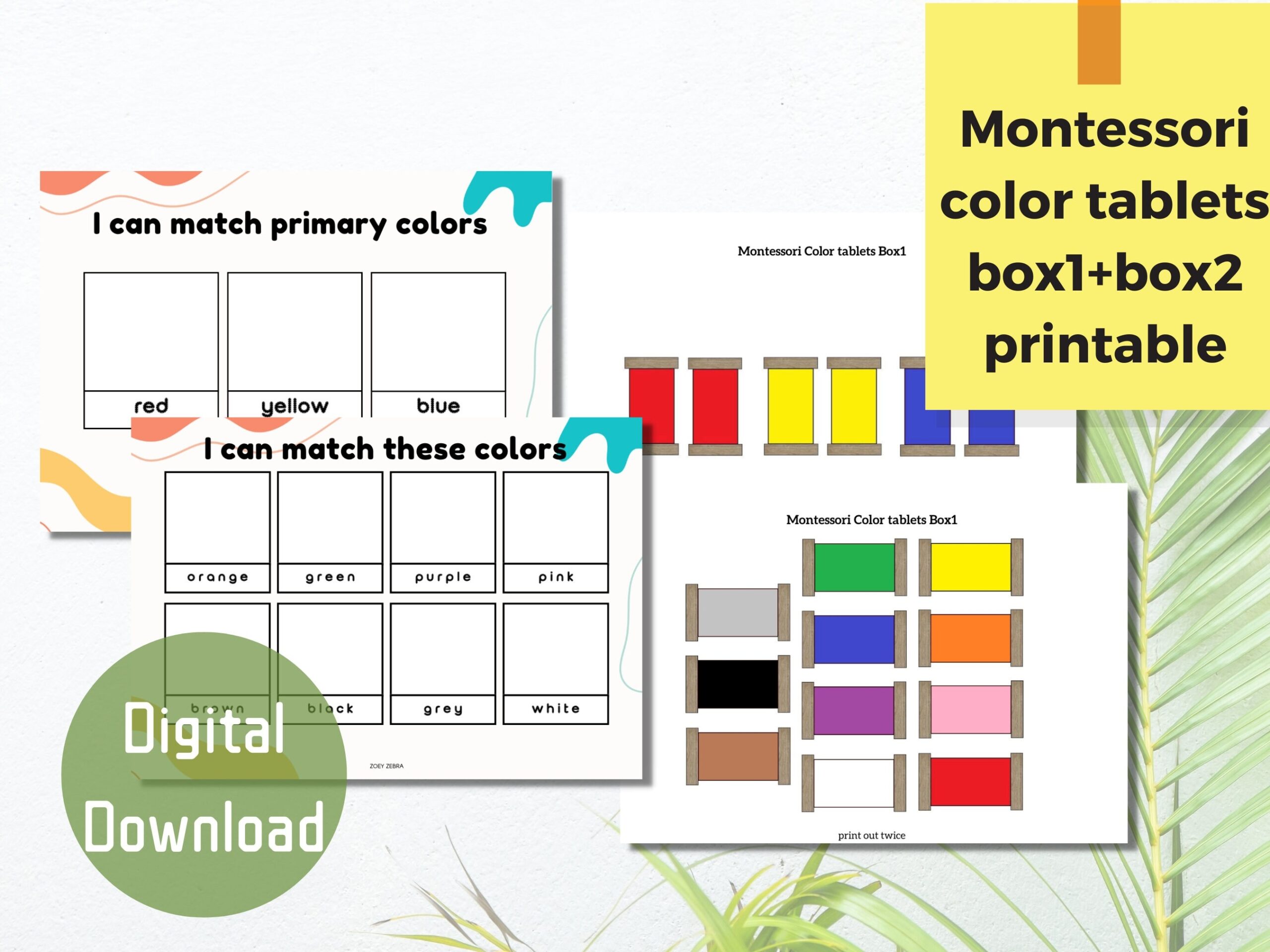 Montessori Colored Tablets Box 1 box 2 Easy Printable Homeschool Download Pdf Montessori Digital Sensory Learning Colors 2 6 Etsy Montessori Colored Tablets Box 1 box 2 Easy Printable Homeschool Download Pdf Montessori Digital Sensory Learning Colors 2 6 Etsy