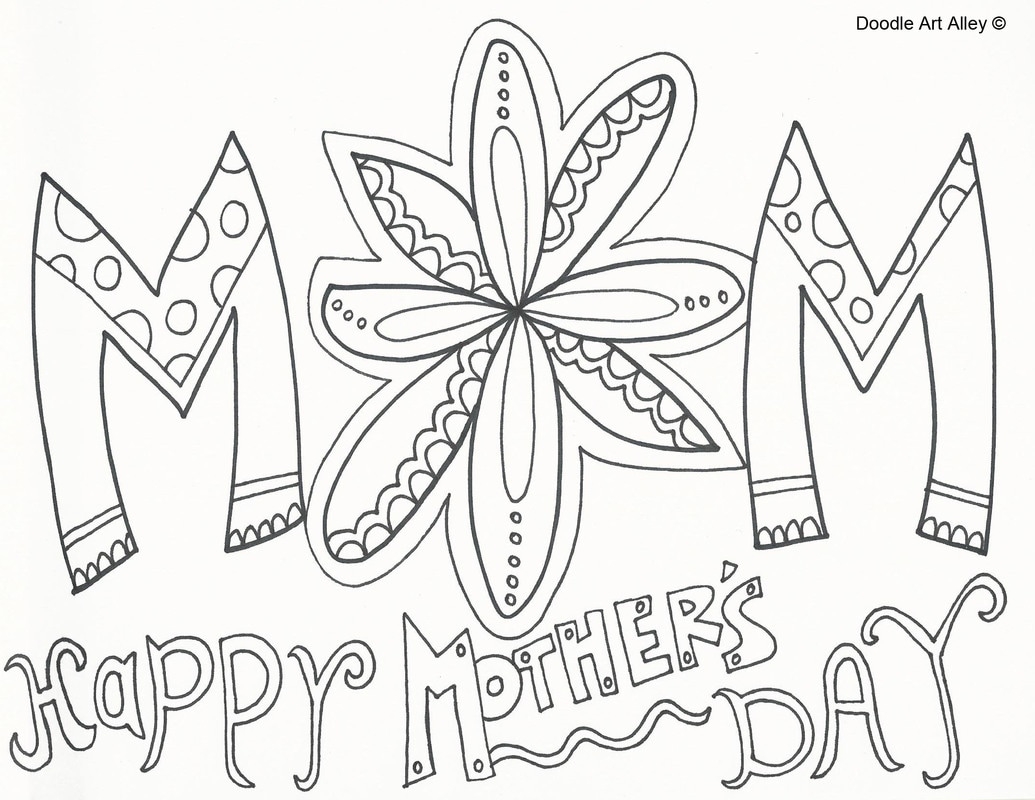 Free Printable Mother Day Picture To Color