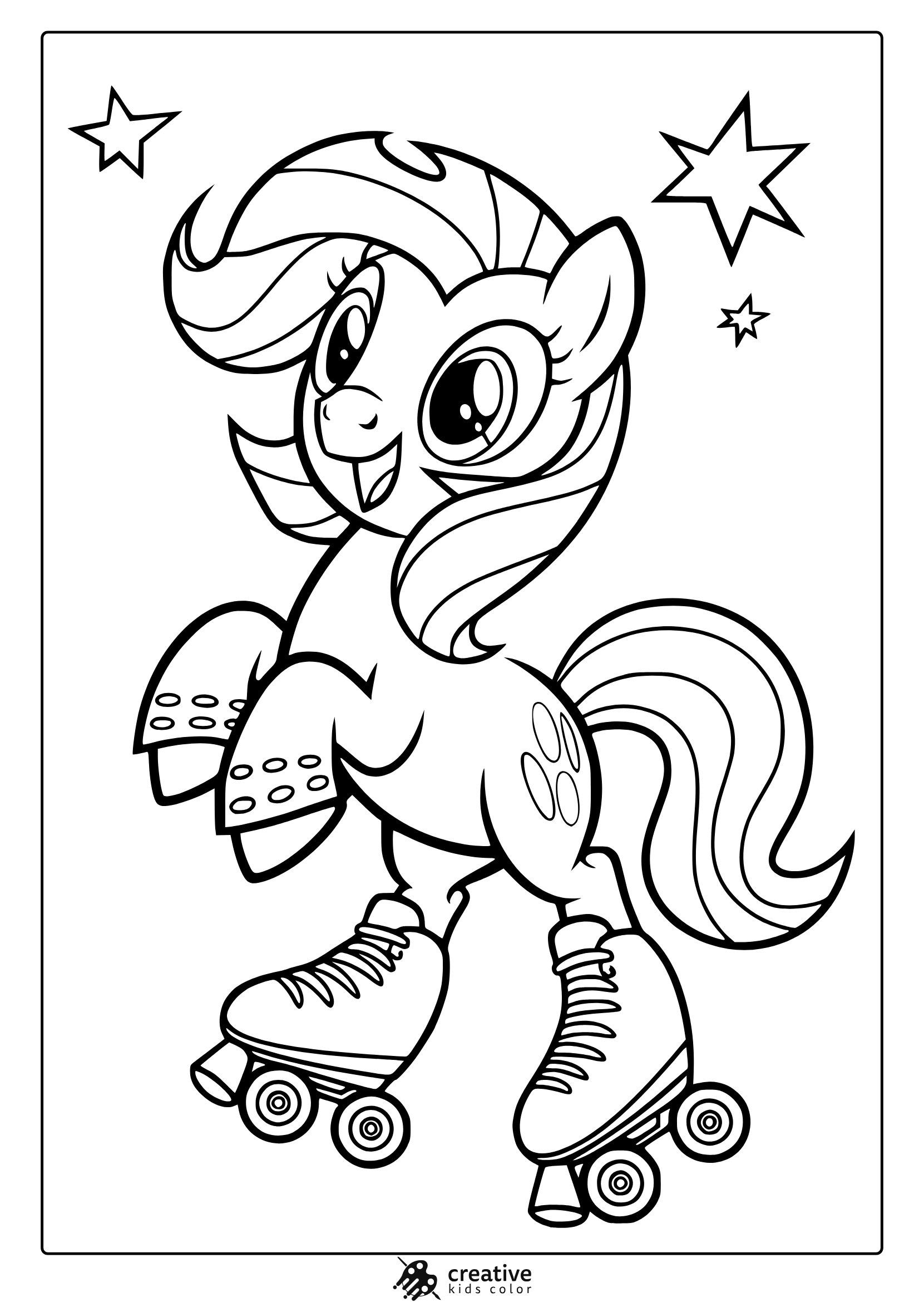 Free Printable Coloring Page My Little Pony