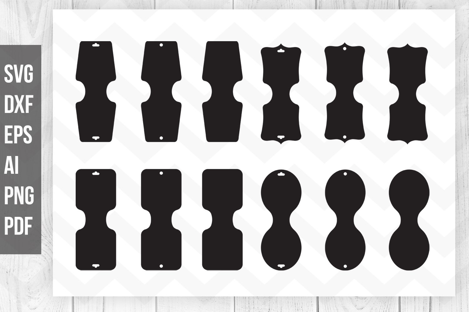 Printable Necklace Display Template Printable Necklace Display Template