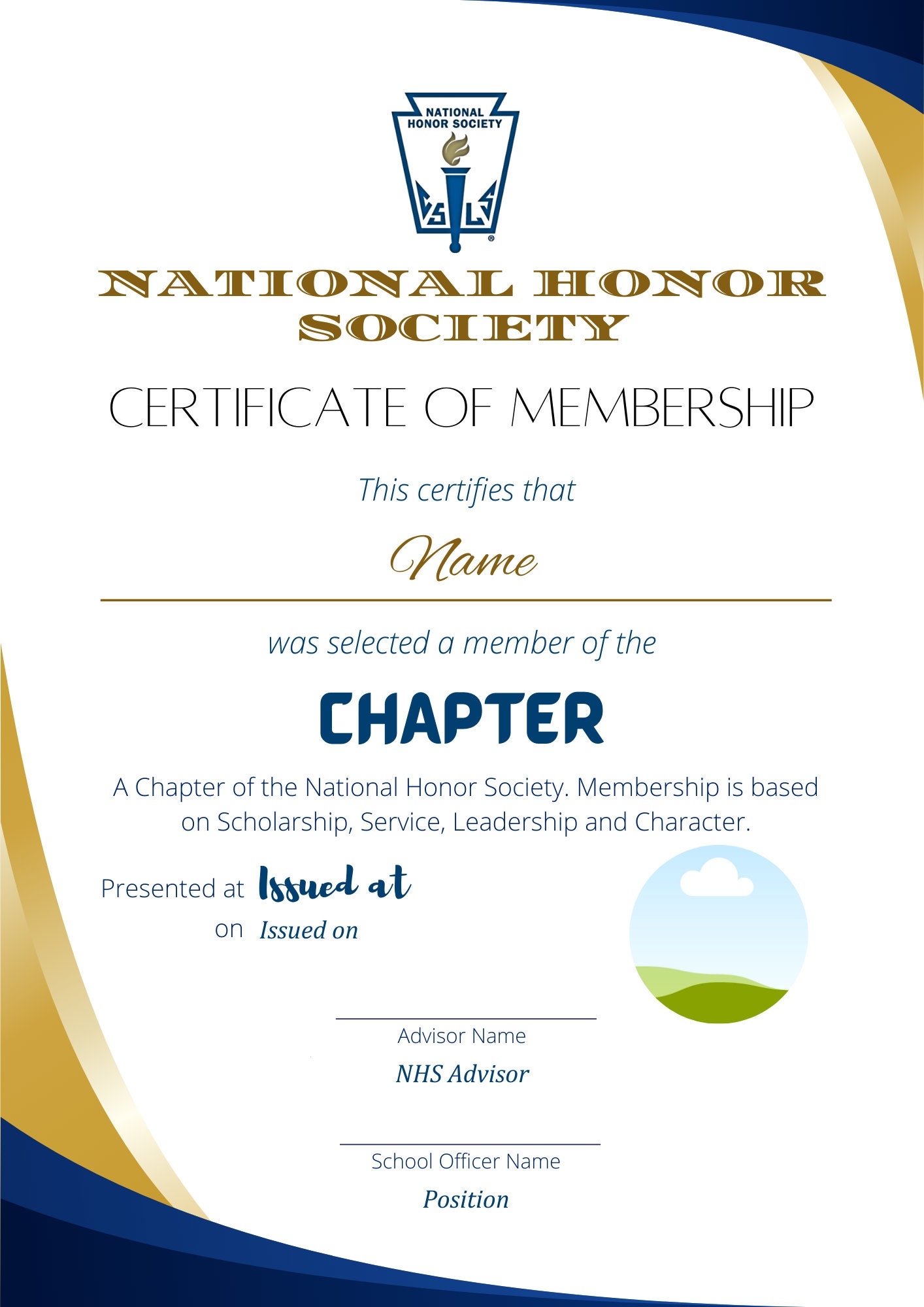 NHS National Junior Honor Society NJHS Certificate Fully Editable In Canva US Letter a4 Sizes Printable And Digital Download Etsy NHS National Junior Honor Society NJHS Certificate Fully Editable In Canva US Letter a4 Sizes Printable And Digital Download Etsy