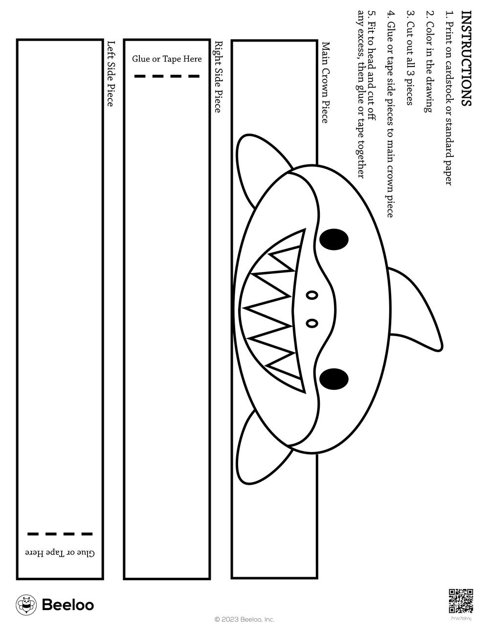 Ocean themed Paper Hats Beeloo Printable Crafts And Activities For Kids Ocean themed Paper Hats Beeloo Printable Crafts And Activities For Kids