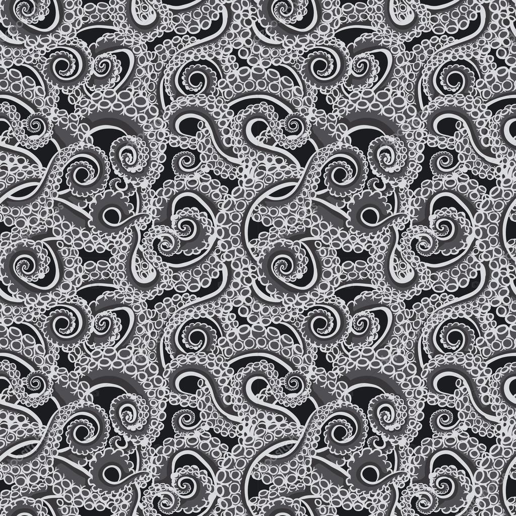 Octopus Seamless Pattern Stock Vector By Tueris 70781323 Octopus Seamless Pattern Stock Vector By Tueris 70781323