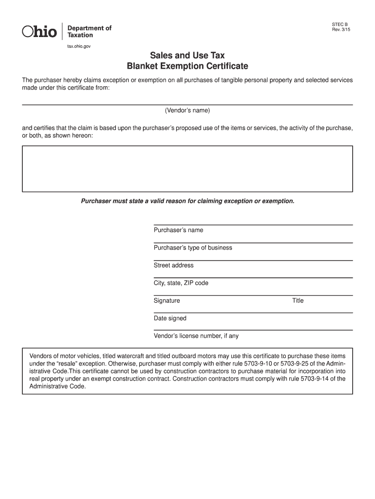 Ohio Sales Tax Exemption Form Fill Out Sign Online DocHub Ohio Sales Tax Exemption Form Fill Out Sign Online DocHub