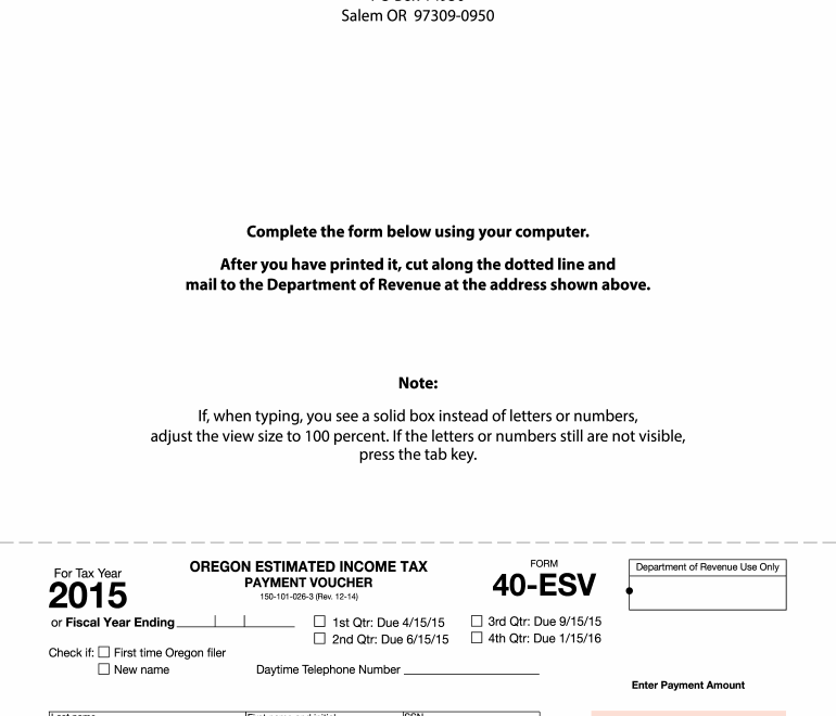 Oregon Form Es Fill Online Printable Fillable Blank PdfFiller