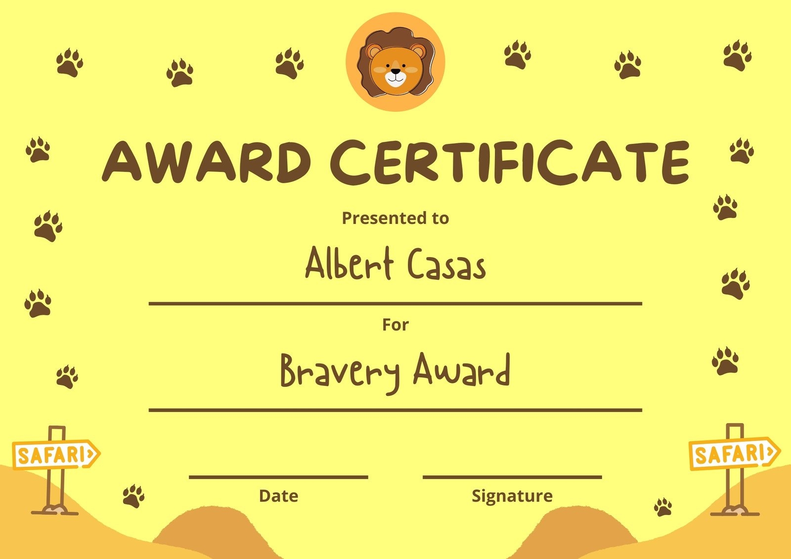 Page 18 Free Printable And Customizable Award Certificate Templates Canva