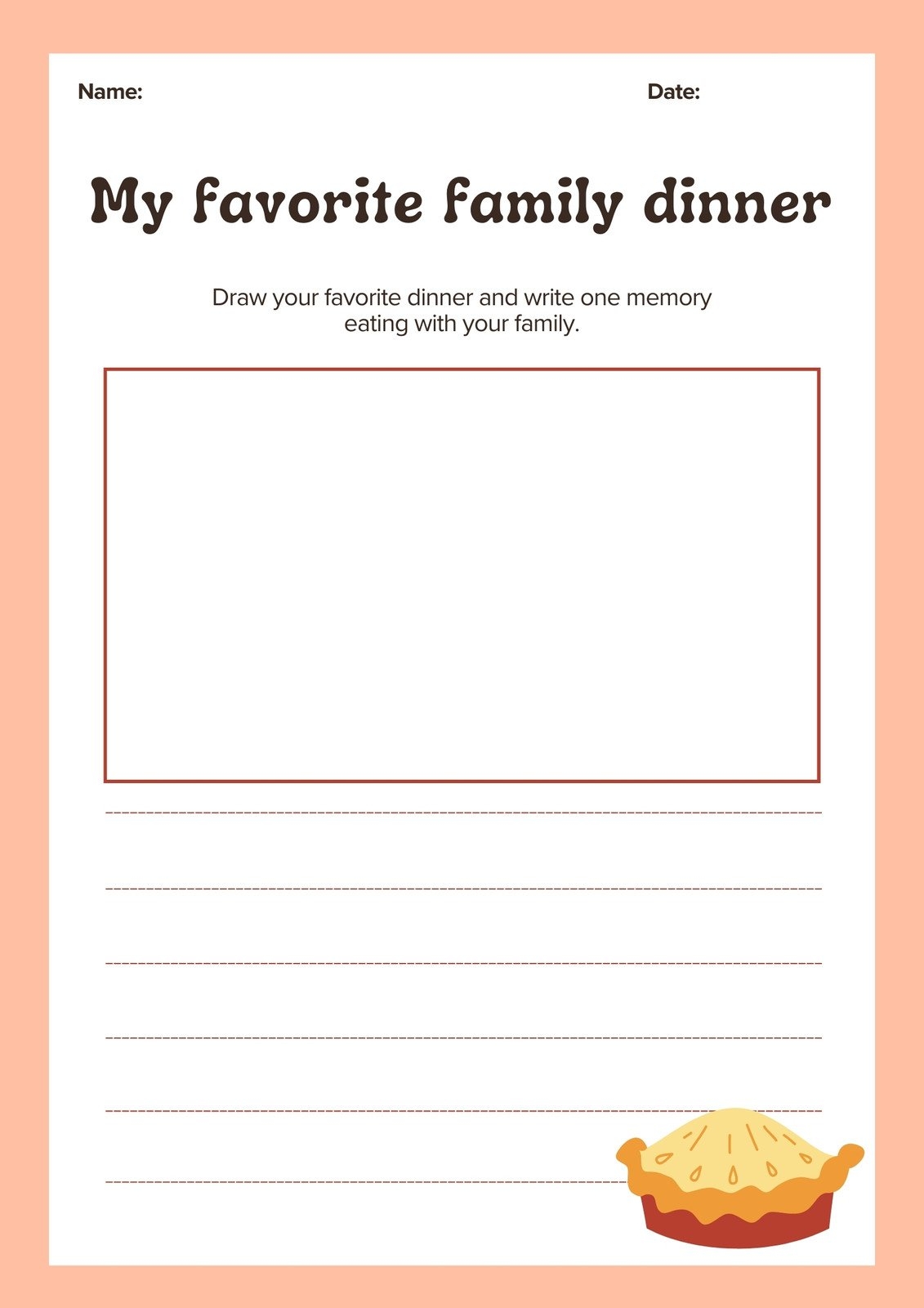 Page 2 Free Printable Thanksgiving Worksheet Templates Canva